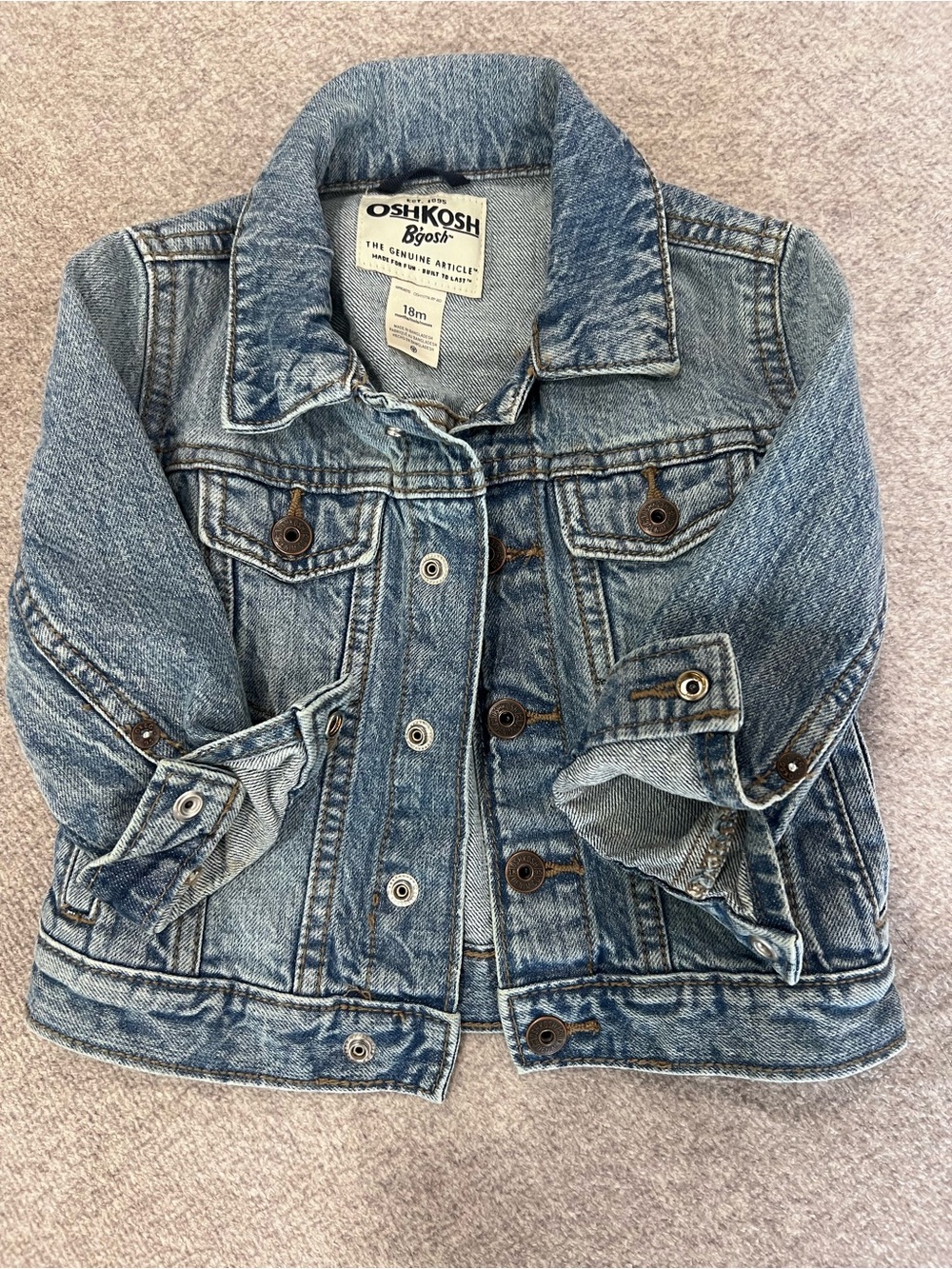 OshKosh B'gosh Light Blue Baby Denim Jacket